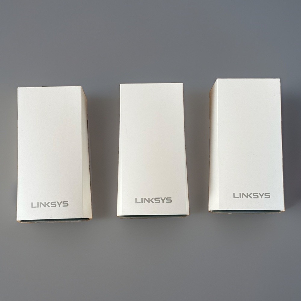 Linksys Velop WHW01 Mesh Wifi System Dual-Band AC1300 3x Nodes